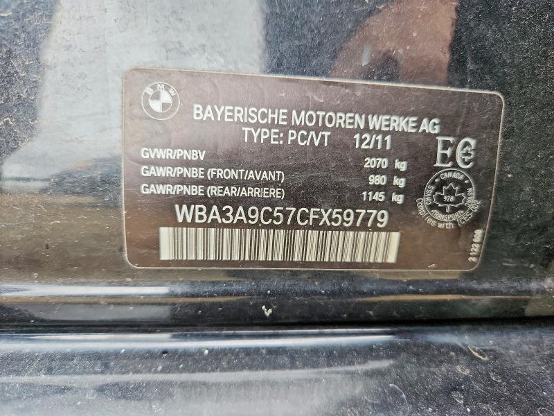 Aukcja sprzedaży 2012 Bmw 335, vin: WBA3A9C57CFX59779, numer aukcji: 67264336