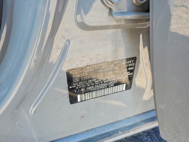 Продаж на аукціоні авто 2025 Hyundai Sonata Hybrid, vin: KMHL34JJ5SA108531, номер лоту: 68286256