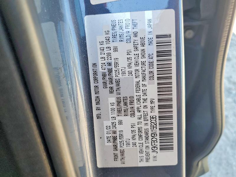 Продаж на аукціоні авто 2022 Mazda Cx-5, vin: JM3KFBCM9N1562036, номер лоту: 69112586