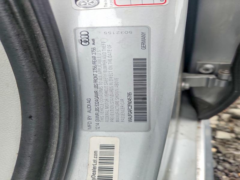 70459386 :رقم المزاد ، WAUFGAFC2FN045785 vin ، 2015 Audi A6 مزاد بيع
