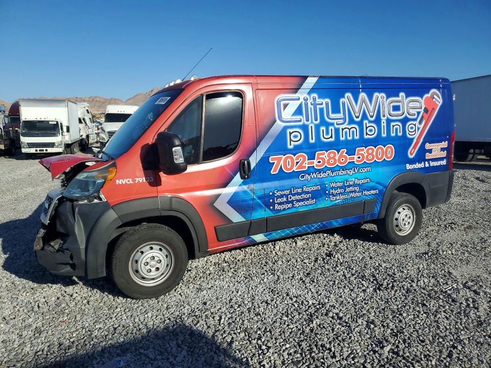 68669496 :رقم المزاد ، 3C6LRVVG3ME525810 vin ، 2021 Ram Promaster 2500 مزاد بيع