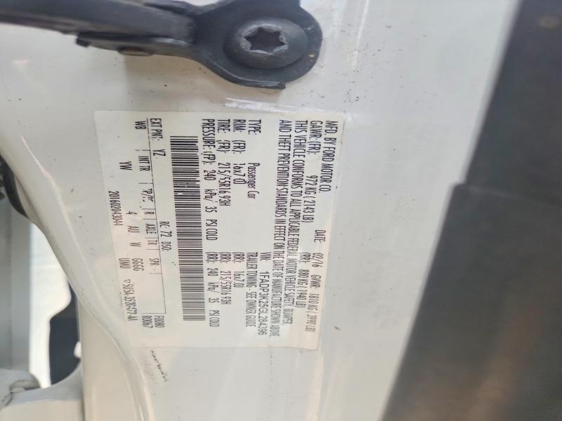 2016 Ford Focus მანქანა იყიდება აუქციონზე, vin: 1FADP3K25GL284396, აუქციონის ნომერი: 67725856