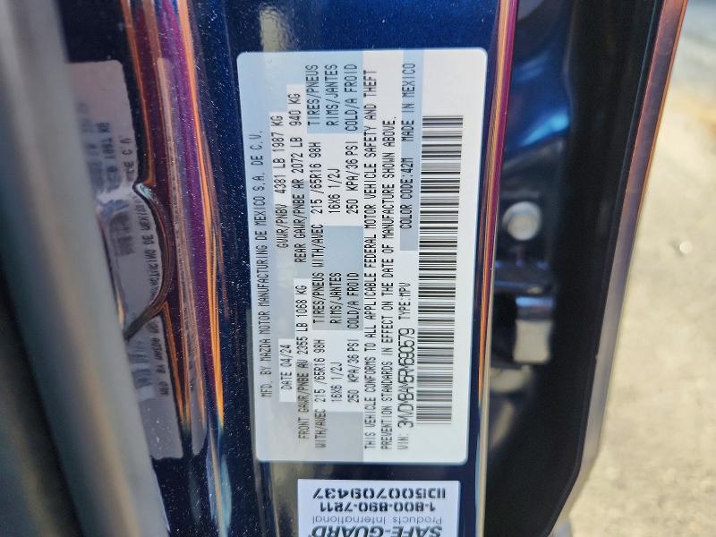 68160566 :رقم المزاد ، 3MVDMBAM5RM690579 vin ، 2024 Mazda Cx-30 مزاد بيع