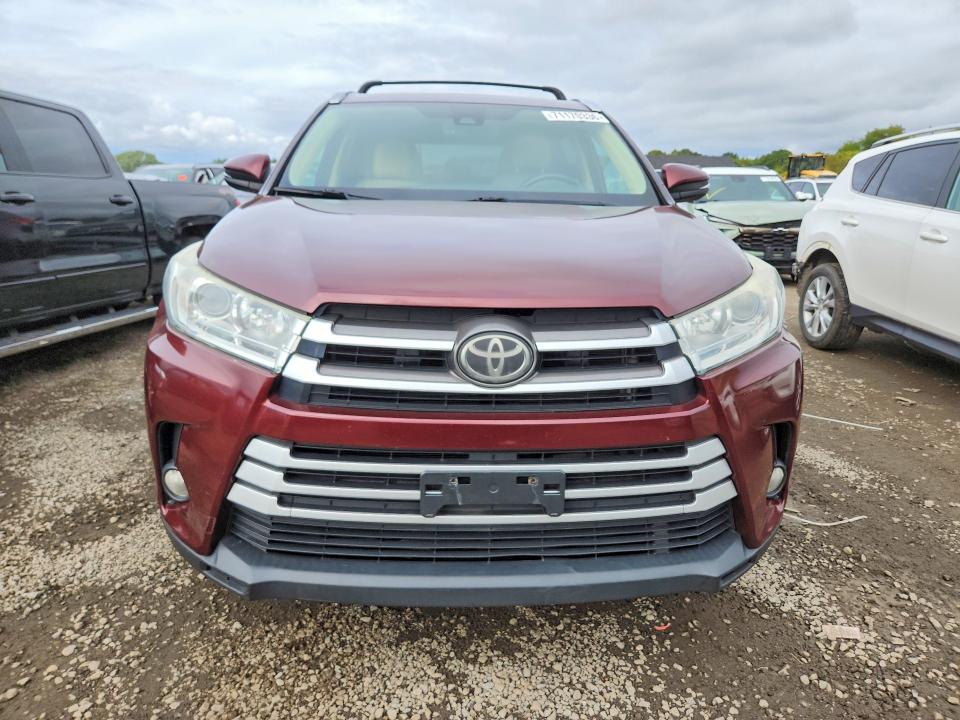 Aukcja sprzedaży 2018 Toyota Highlander, vin: 5TDJZRFH5JS905487, numer aukcji: 71170336