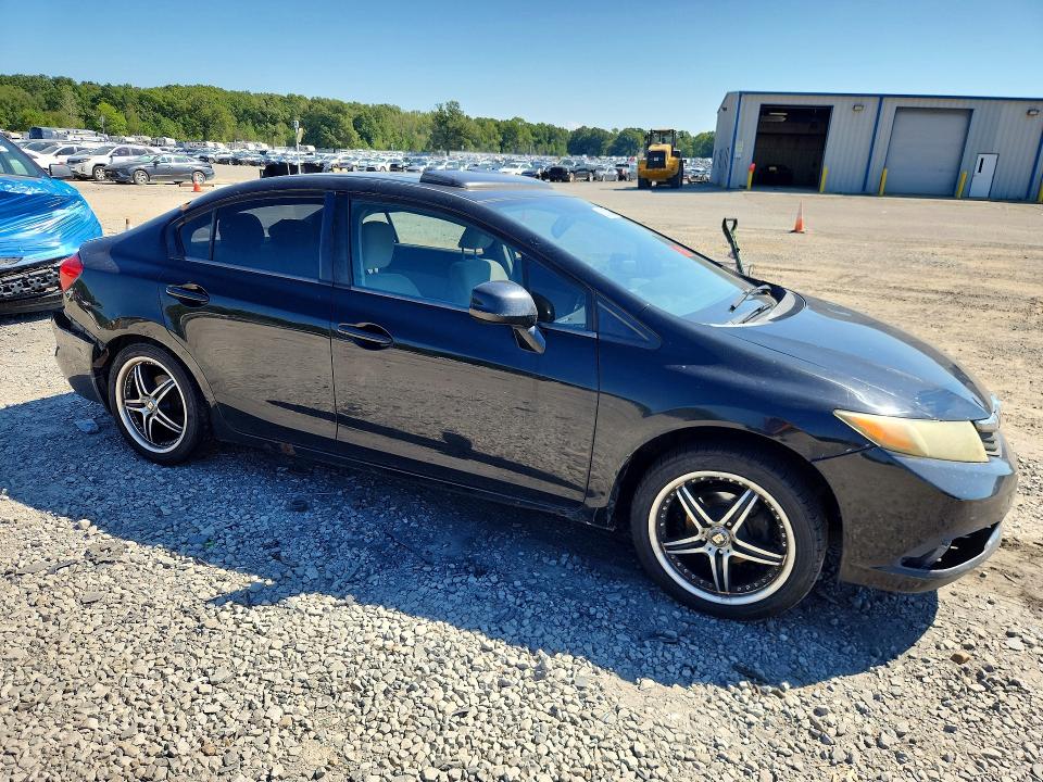 66253746 :رقم المزاد ، 2HGFB2F87CH329454 vin ، 2012 Honda Civic مزاد بيع