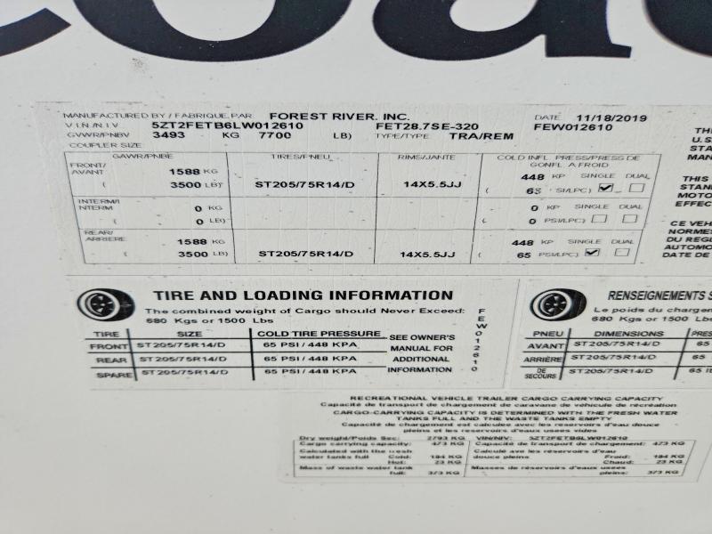 Продажа на аукционе авто 2020 Sandstorm Coachman Freedom Express, vin: 5ZT2FETB6LW012610, номер лота: 68027656