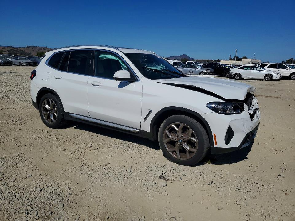 2022 Bmw X3 მანქანა იყიდება აუქციონზე, vin: 5UX53DP07N9J50263, აუქციონის ნომერი: 69452016