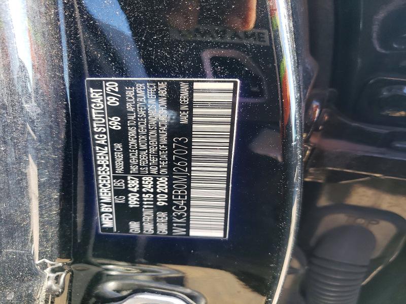 69411916 :رقم المزاد ، W1K3G4EB0MJ267073 vin ، 2021 Mercedes-benz A مزاد بيع