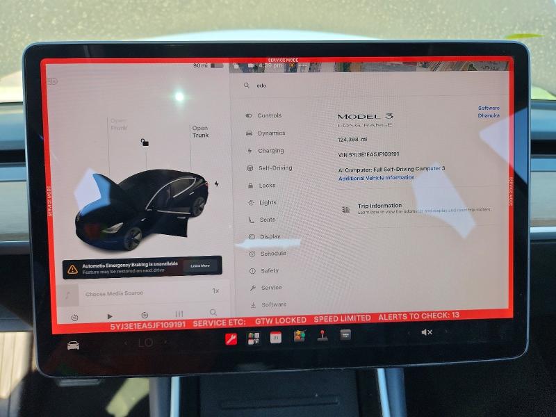 Продаж на аукціоні авто 2018 Tesla Model 3, vin: 5YJ3E1EA5JF109191, номер лоту: 69232956