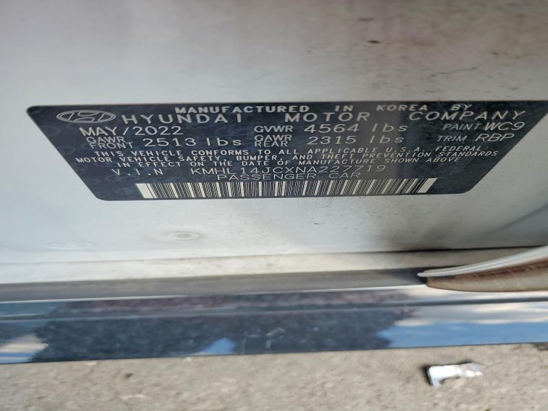 Продажа на аукционе авто 2022 Hyundai Sonata, vin: KMHL14JCXNA227719, номер лота: 68427756