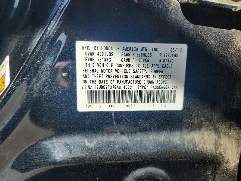 Aukcja sprzedaży 2016 Acura Ilx, vin: 19UDE2F37GA014032, numer aukcji: 68882926