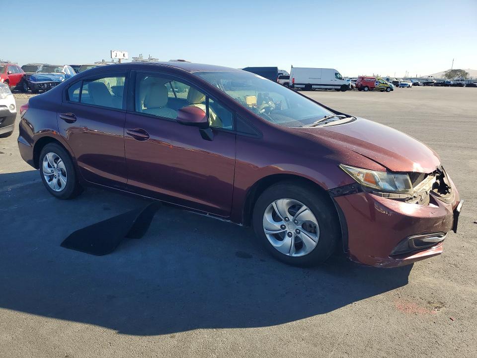 Продаж на аукціоні авто 2013 Honda Civic, vin: 19XFB2F57DE241599, номер лоту: 70747116