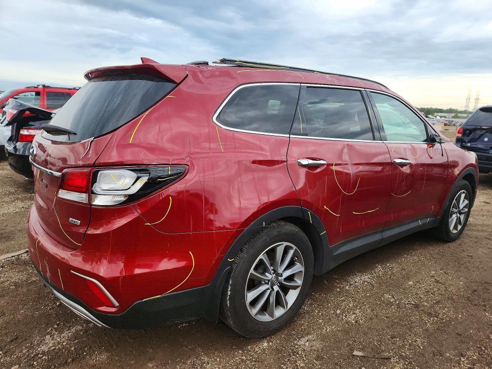 68707306 :رقم المزاد ، KM8SMDHF6JU271227 vin ، 2018 Hyundai Santa Fe مزاد بيع