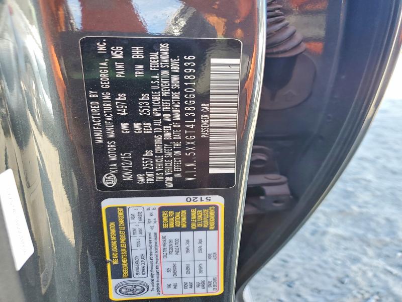 Продаж на аукціоні авто 2016 Kia Optima, vin: 5XXGT4L38GG018936, номер лоту: 68183436