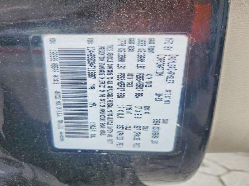 67424176 :رقم المزاد ، 1D4HB58D94F113887 vin ، 2004 Dodge Durango مزاد بيع