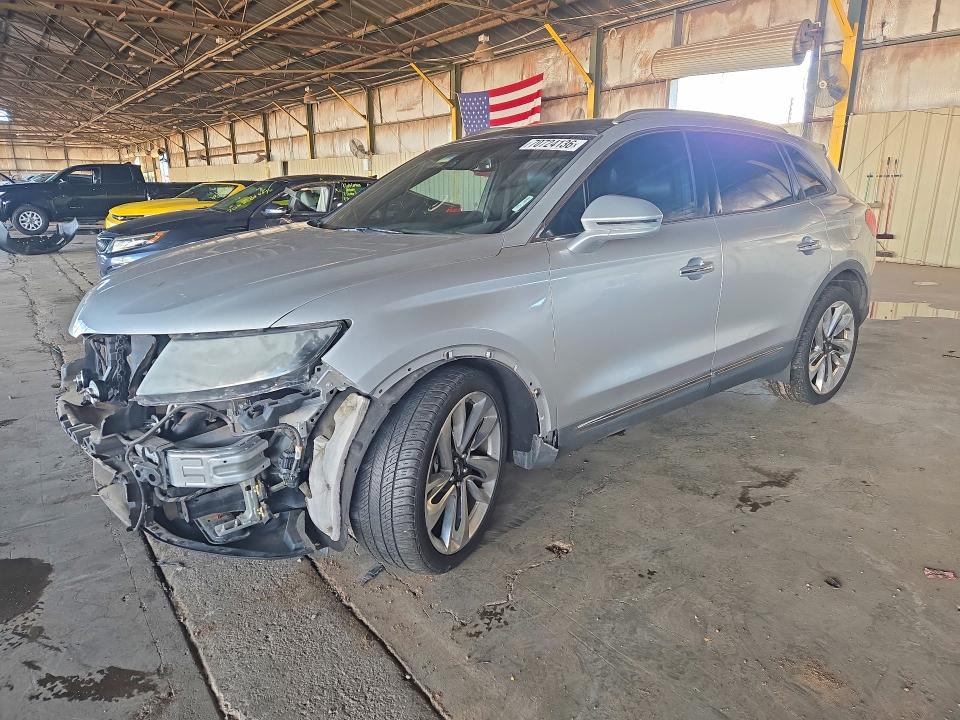 70724136 :رقم المزاد ، 2LMPJ8LP2GBL54713 vin ، 2016 Lincoln Mkx مزاد بيع