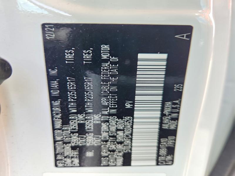 69178596 :رقم المزاد ، 5TDJSKFC7NS048529 vin ، 2022 Toyota Sienna مزاد بيع