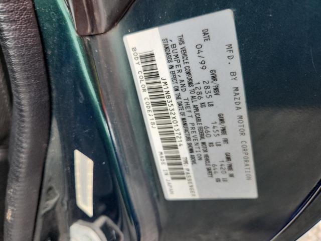 Продажа на аукционе авто 1999 Mazda Mx-5 Miata, vin: JM1NB3532X0137214, номер лота: 68488476
