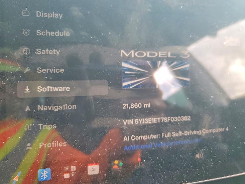 Продажа на аукционе авто 2025 Tesla Model 3, vin: 5YJ3E1ET7SF030382, номер лота: 67712286