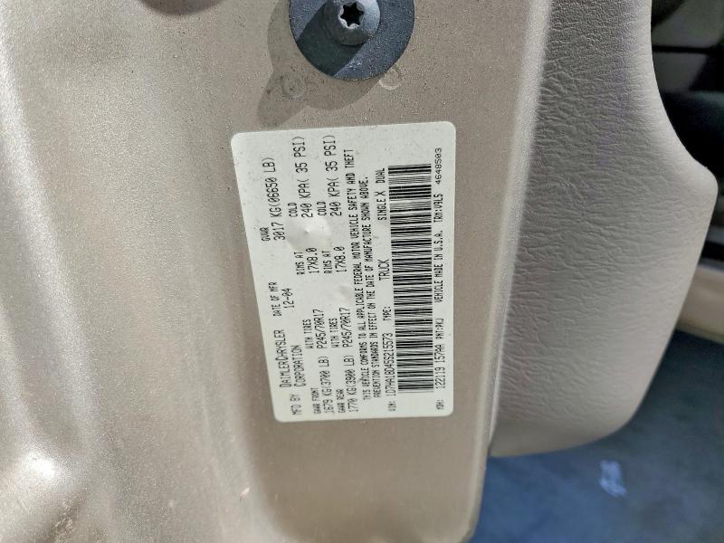 2005 Dodge Ram 1500 მანქანა იყიდება აუქციონზე, vin: 1D7HA18D45S215573, აუქციონის ნომერი: 66998216