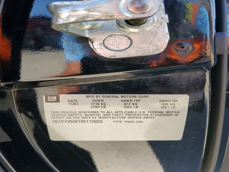 70374366 :رقم المزاد ، 1G1YY26W185113823 vin ، 2008 Chevrolet Corvette مزاد بيع