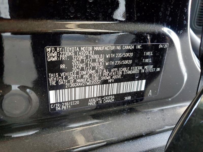 67482226 :رقم المزاد ، 2T36CRAV2TW035557 vin ، 2026 Toyota Rav4 مزاد بيع