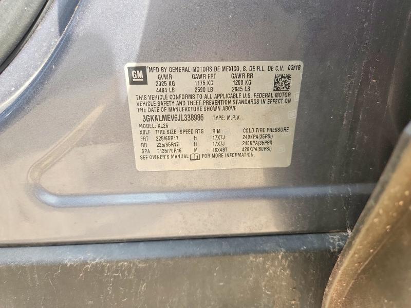 Продаж на аукціоні авто 2018 Gmc Terrain, vin: 3GKALMEV6JL338986, номер лоту: 67519586