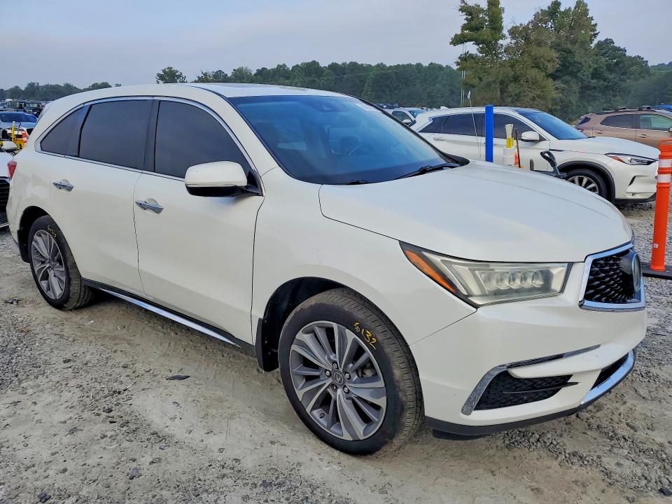 68945736 :رقم المزاد ، 5FRYD3H59HB009283 vin ، 2017 Acura Mdx مزاد بيع