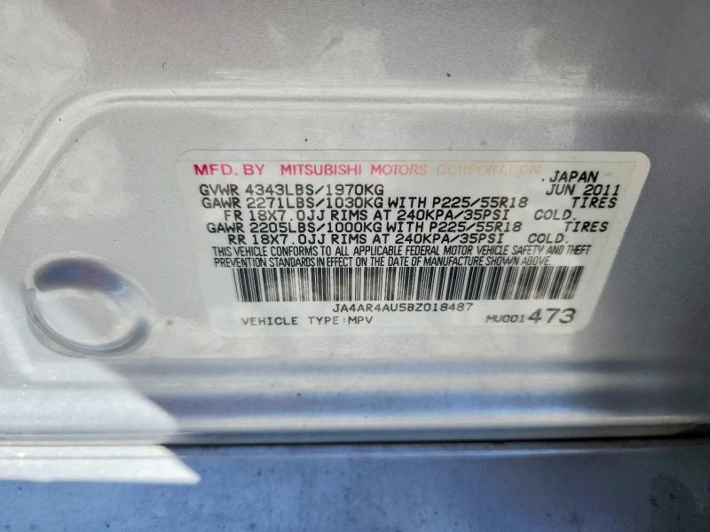 Продажа на аукционе авто 2011 Mitsubishi Outlander Sport, vin: JA4AR4AU5BZ018487, номер лота: 68960316