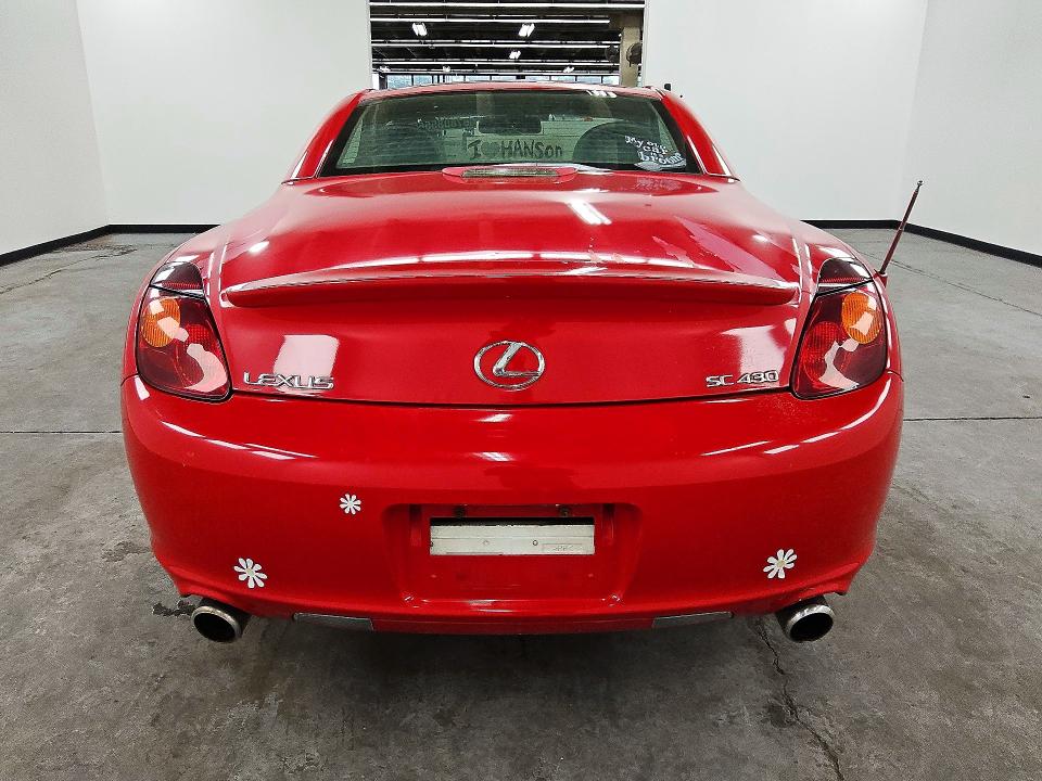 Продажа на аукционе авто 2002 Lexus Sc, vin: JTHFN48Y020029934, номер лота: 67808556