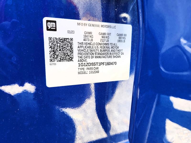 2023 Chevrolet Malibu მანქანა იყიდება აუქციონზე, vin: 1G1ZD5ST1PF160470, აუქციონის ნომერი: 68357086
