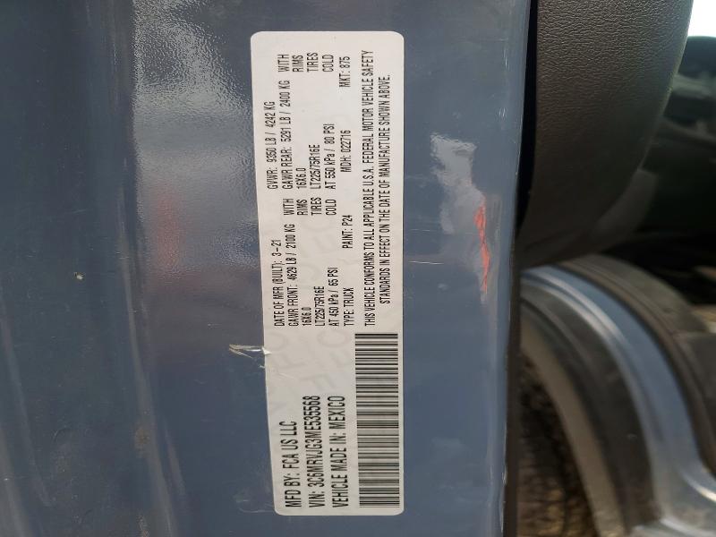 Aukcja sprzedaży 2021 Ram Promaster 3500, vin: 3C6MRVJG3ME535568, numer aukcji: 64186596