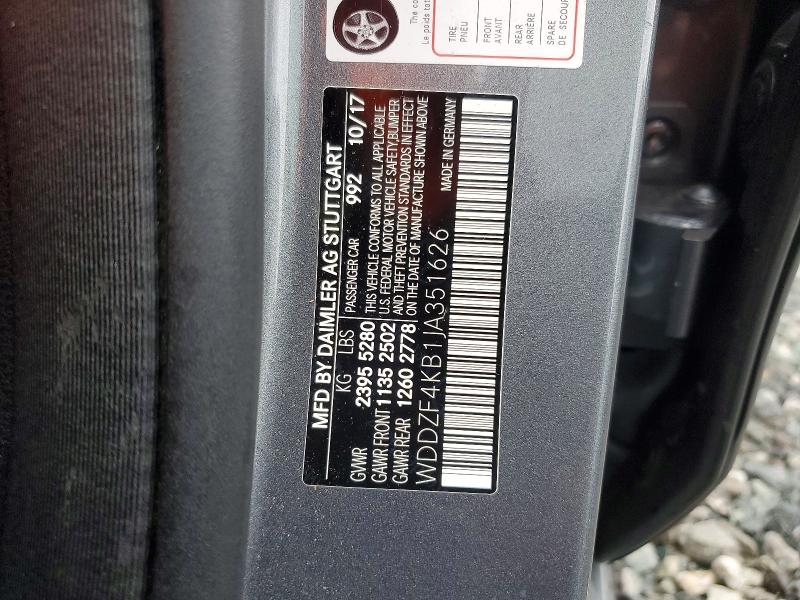 Продаж на аукціоні авто 2018 Mercedes-benz E, vin: WDDZF4KB1JA351626, номер лоту: 66221356
