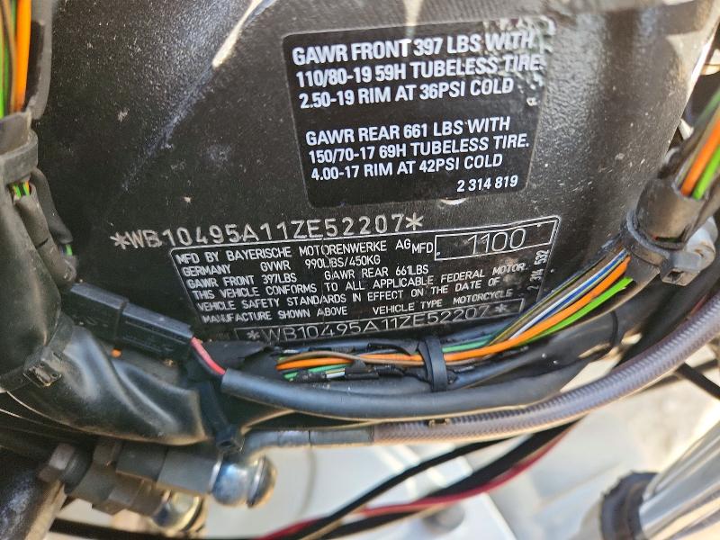 Продаж на аукціоні авто 2001 Bmw R1150, vin: WB10495A11ZE52207, номер лоту: 69974126