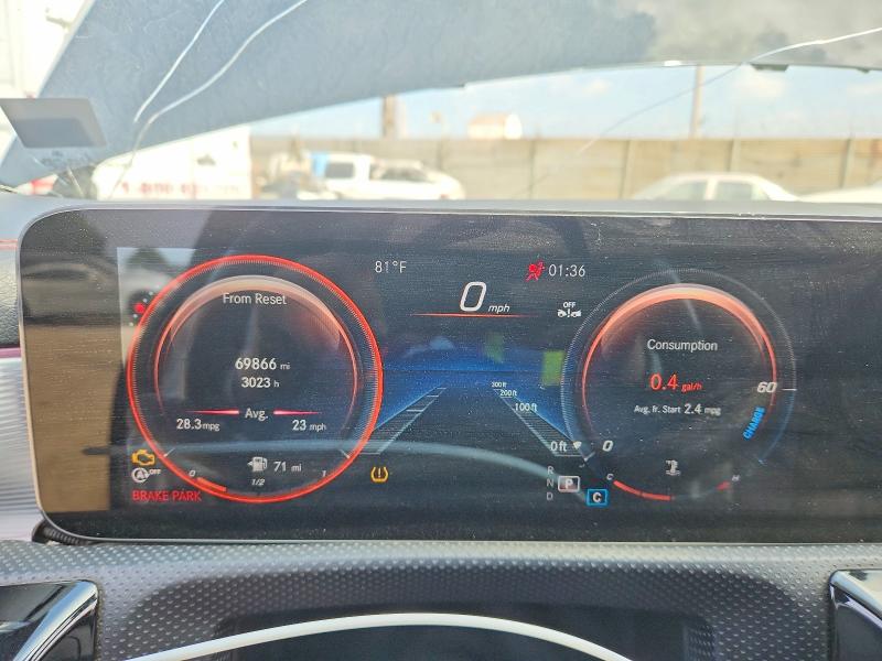 Auction sale of the 2022 Mercedes-benz Cla, vin: W1K5J4HB9NN296488, lot number: 69726086