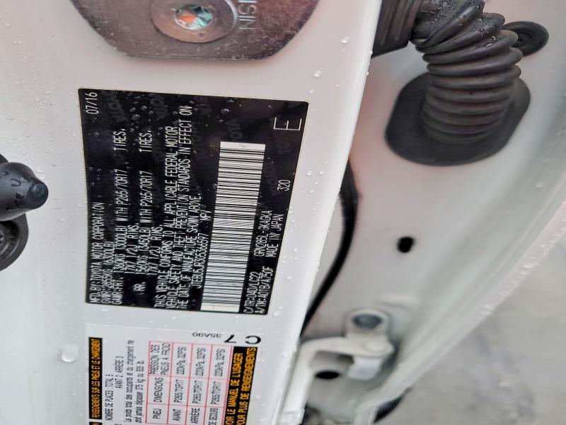 2016 Toyota 4runner მანქანა იყიდება აუქციონზე, vin: JTEBU5JR3G5366597, აუქციონის ნომერი: 69619876