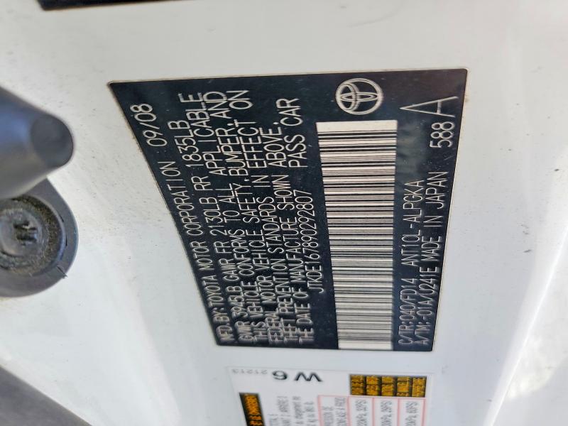Aukcja sprzedaży 2009 Scion Tc, vin: JTKDE167890292807, numer aukcji: 70002936
