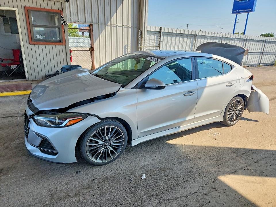 2018 Hyundai Elantra მანქანა იყიდება აუქციონზე, vin: KMHD04LB0JU552920, აუქციონის ნომერი: 67631476