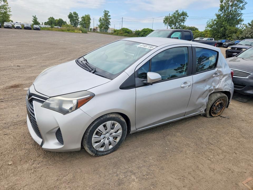 61487196 :رقم المزاد ، VNKKTUD39FA042236 vin ، 2015 Toyota Yaris مزاد بيع