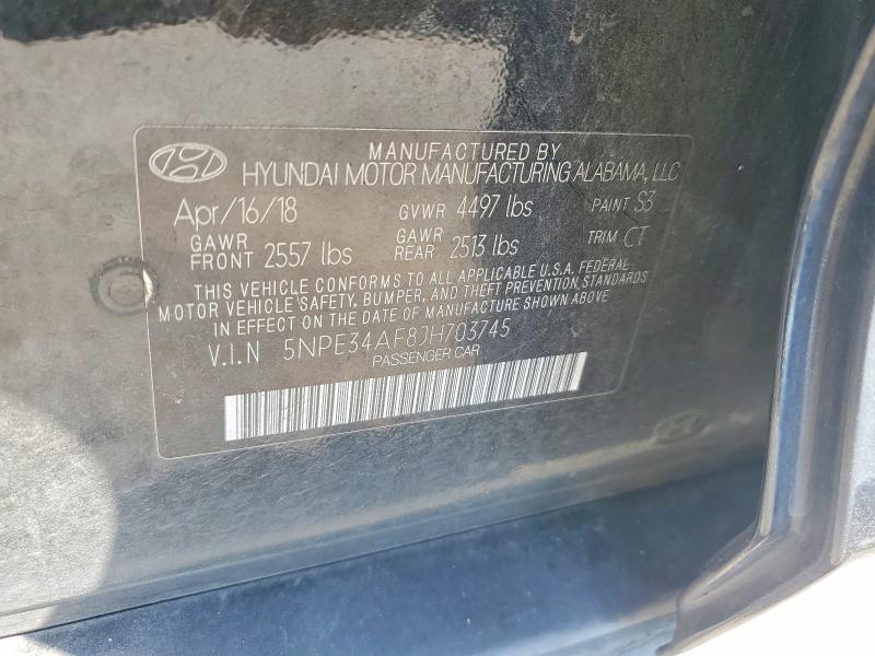 Продажа на аукционе авто 2018 Hyundai Sonata, vin: 5NPE34AF8JH703745, номер лота: 68363636