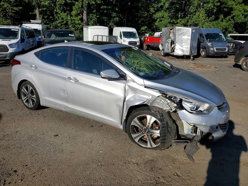 2014 Hyundai Elantra მანქანა იყიდება აუქციონზე, vin: KMHDH4AH3EU153344, აუქციონის ნომერი: 68945746