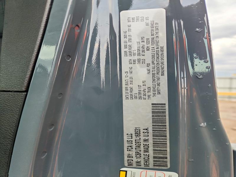 2026 Jeep Gladiator მანქანა იყიდება აუქციონზე, vin: 1C6PJTAG9TL168531, აუქციონის ნომერი: 66809976