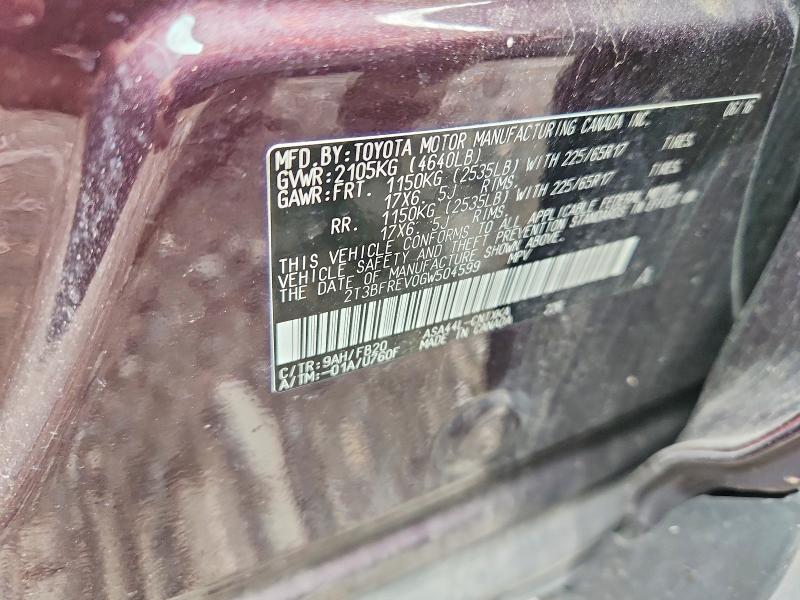 Aukcja sprzedaży 2016 Toyota Rav4, vin: 2T3BFREV0GW504599, numer aukcji: 70317176
