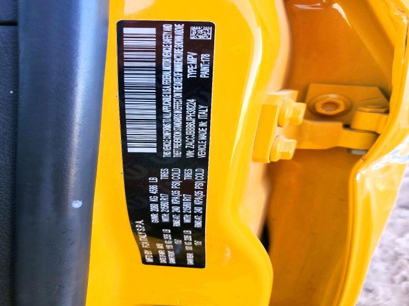 2018 Jeep Renegade მანქანა იყიდება აუქციონზე, vin: ZACCJBBB6JPH38224, აუქციონის ნომერი: 68617746