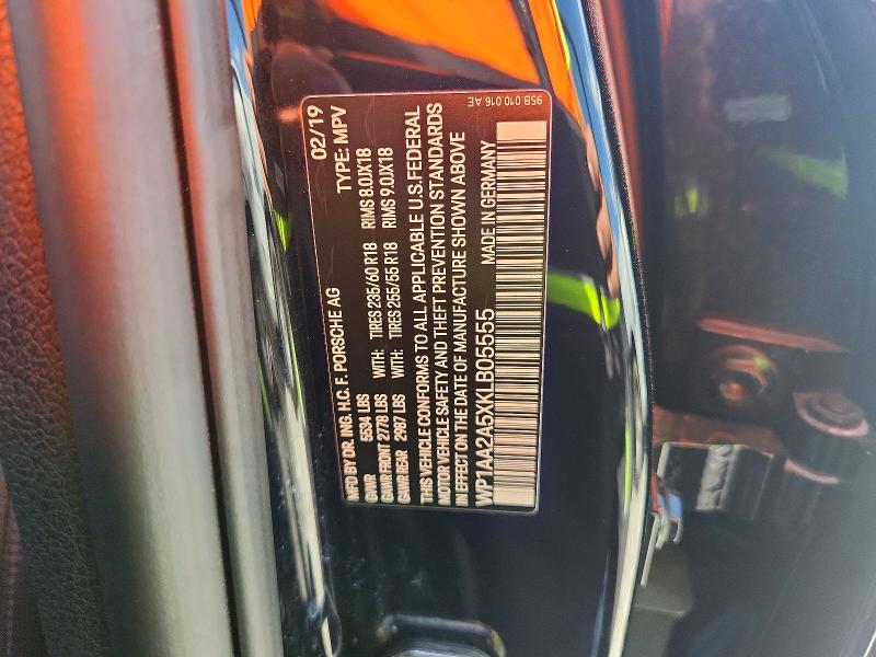 Продажа на аукционе авто 2019 Porsche Macan, vin: WP1AA2A5XKLB05555, номер лота: 67337786