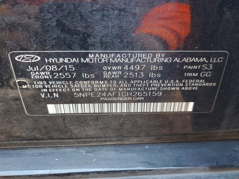 Aukcja sprzedaży 2016 Hyundai Sonata, vin: 5NPE24AF1GH265159, numer aukcji: 67111436