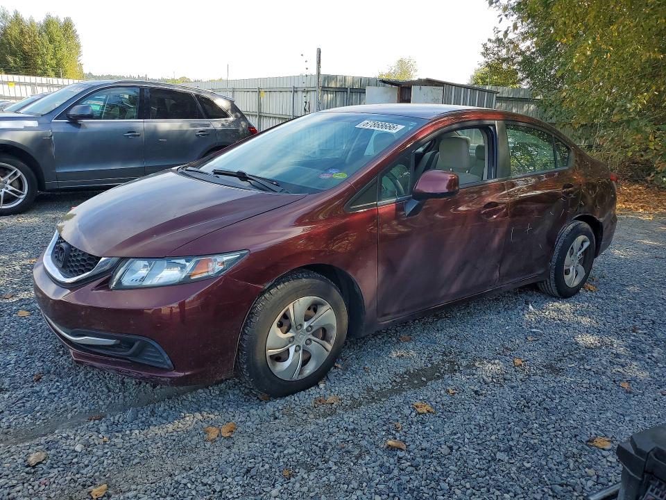 Auction sale of the 2013 Honda Civic, vin: 19XFB2F54DE242306, lot number: 67868666