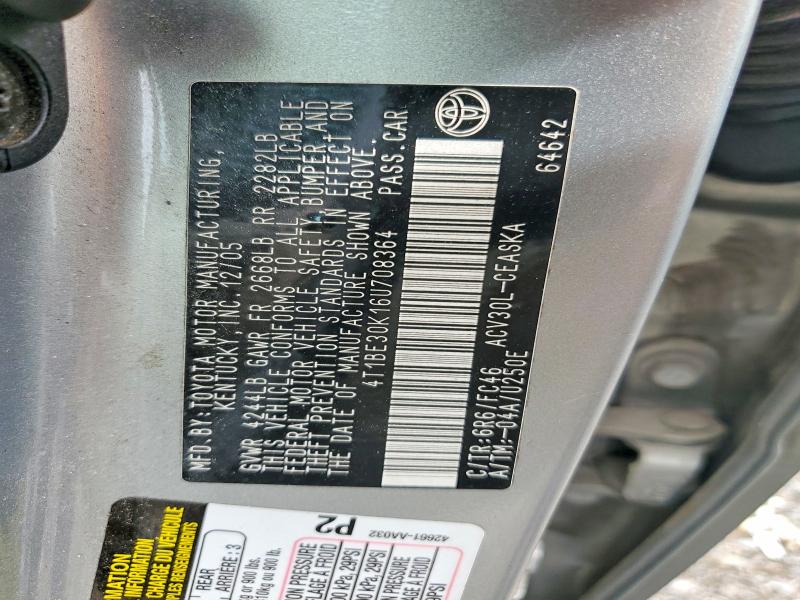 68195936 :رقم المزاد ، 4T1BE30K16U708364 vin ، 2006 Toyota Camry مزاد بيع
