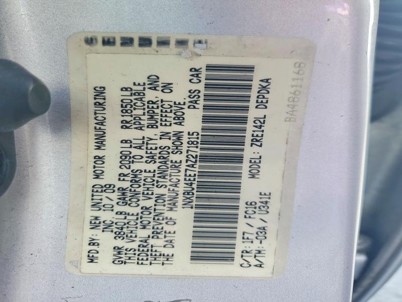 Продаж на аукціоні авто 2010 Toyota Corolla, vin: 1NXBU4EE7AZ271815, номер лоту: 70011656