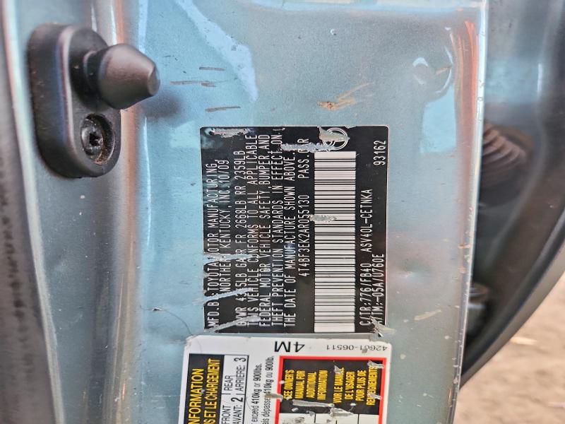 Aukcja sprzedaży 2010 Toyota Camry, vin: 4T4BF3EK2AR055130, numer aukcji: 69259186